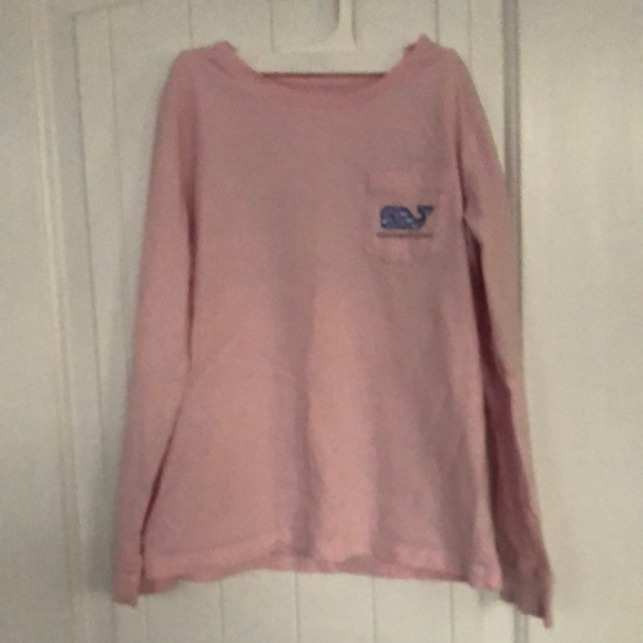 Vineyard Vines Other - Vineyard Vines Pink Long Sleeve Shirt kids size medium in good shape